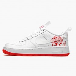 Nike Air Force 1 Satin Rose CN8534 100 Herren/Damen Sportschuhe