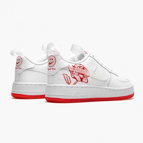 Nike Air Force 1 Satin Rose CN8534 100 Herren/Damen Sportschuhe