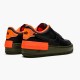 Nike Air Force 1 Shadow Schwarz Hyper Crimson Cargo Khaki CQ3317 001 Damen Sportschuhe