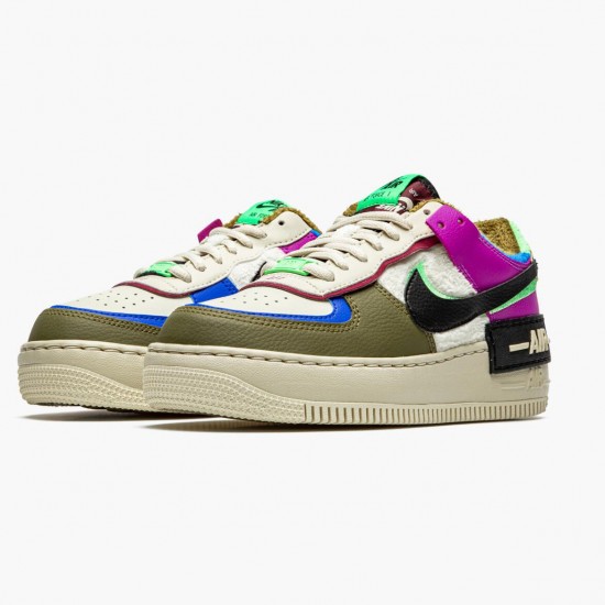 Nike Air Force 1 Shadow Cactus Flower Olive Flak CT1985 500 Damen Sportschuhe