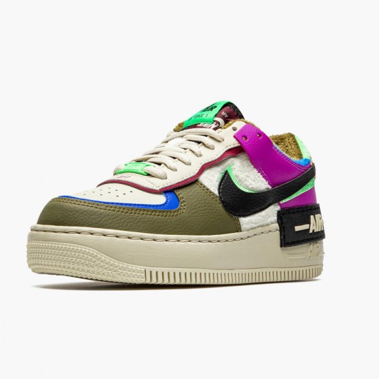 Nike Air Force 1 Shadow Cactus Flower Olive Flak CT1985 500 Damen Sportschuhe