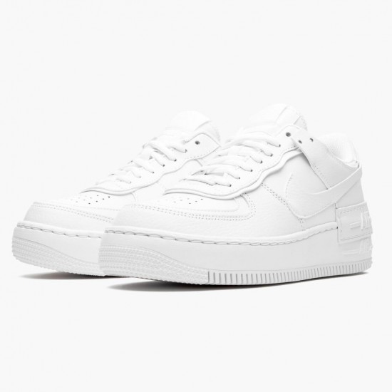 Nike Air Force 1 Shadow Triple Weiß CI0919 100 Herren/Damen Sportschuhe