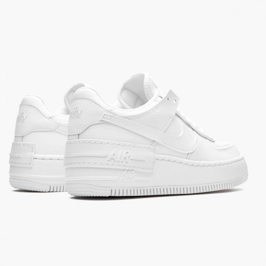 Nike Air Force 1 Shadow Triple Weiß CI0919 100 Herren/Damen Sportschuhe