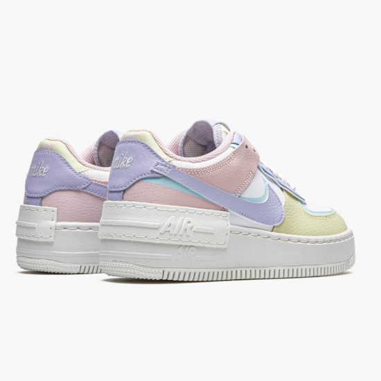 Nike Air Force 1 Shadow Weiß Glacier Blau Ghost CI0919 106 Damen Sportschuhe