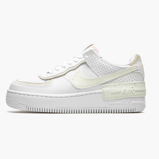 Nike Air Force 1 Shadow Weiß Stone Atomic Rosa CZ8107 100 Herren/Damen Sportschuhe