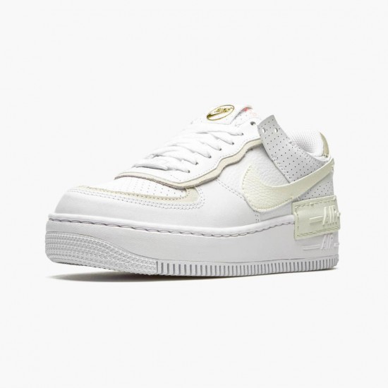 Nike Air Force 1 Shadow Weiß Stone Atomic Rosa CZ8107 100 Herren/Damen Sportschuhe