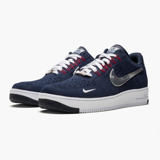 Nike Air Force 1 Ultra Flyknit Patriots 6X Champs CU9335 400 Herren/Damen Sportschuhe