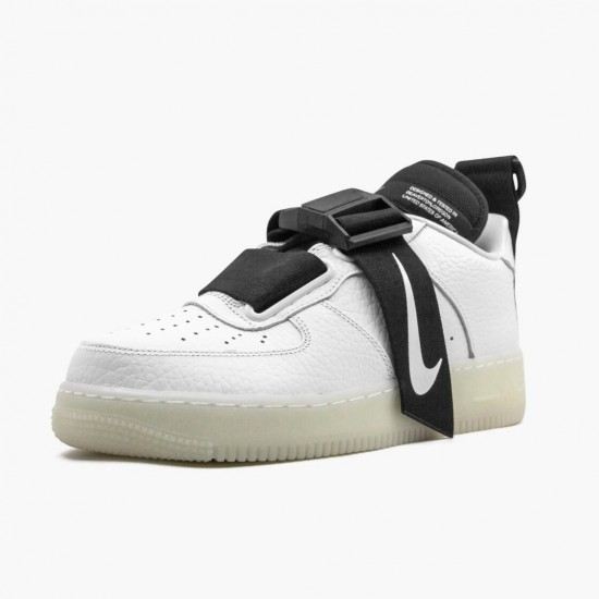 Nike Air Force 1 Utility Weiß Schwarz AV6247 100 Herren Sportschuhe