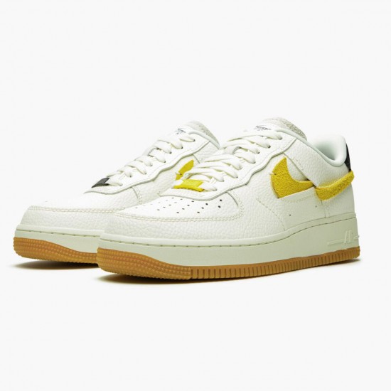 Nike Air Force 1 Vandalized Sail Chrome Gelb BV0740 101 Herren/Damen Sportschuhe