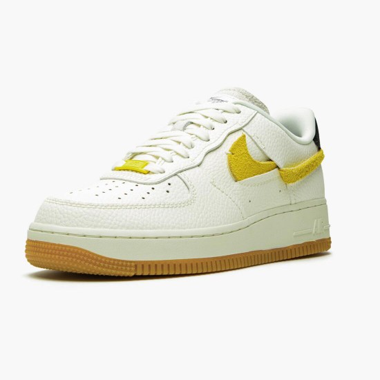 Nike Air Force 1 Vandalized Sail Chrome Gelb BV0740 101 Herren/Damen Sportschuhe