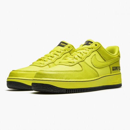 Nike Air Force One Low Gore Tex Dynamic Gelb CK2630 701 Herren/Damen Sportschuhe