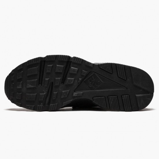 Nike Air Huarache Schwarz Schwarz Weiß 318429 003 Herren/Damen Sportschuhe