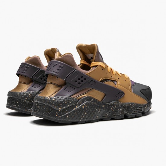 Nike Air Huarache Run Pro Lila Elemental Gold 704830 012 Herren/Damen Sportschuhe