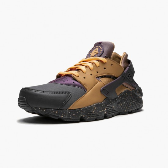 Nike Air Huarache Run Pro Lila Elemental Gold 704830 012 Herren/Damen Sportschuhe