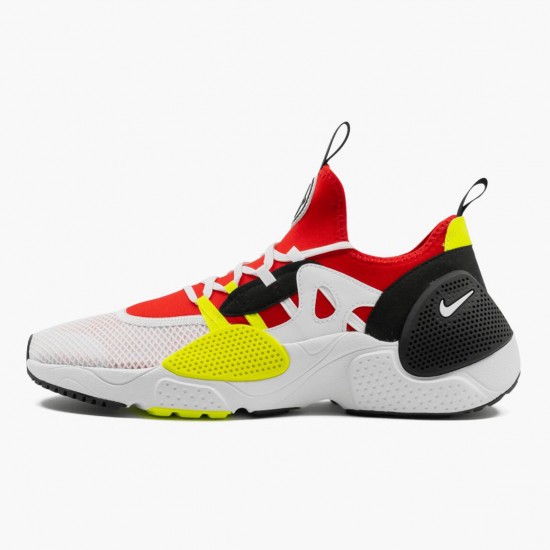 Nike Huarache Edge Txt Weiß University Rot Volt Schwarz AO1697 100 Herren/Damen Sportschuhe