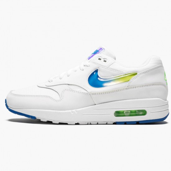 Nike Air Max 1 Jelly Jewel Weiß AO1021 101 Herren Turnschuhe