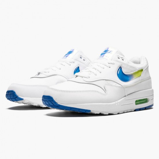 Nike Air Max 1 Jelly Jewel Weiß AO1021 101 Herren Turnschuhe