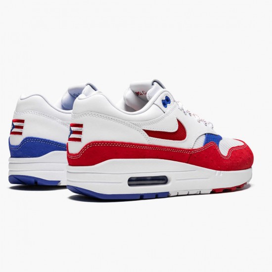 Nike Air Max 1 Puerto Rico CJ1621 100 Herren/Damen Turnschuhe