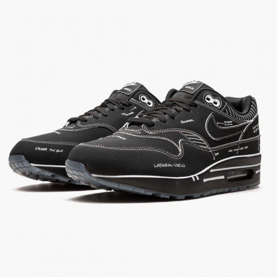 Nike Air Max 1 Tinker Sketch to Shelf Schwarz CJ4286 001 Herren/Damen Turnschuhe