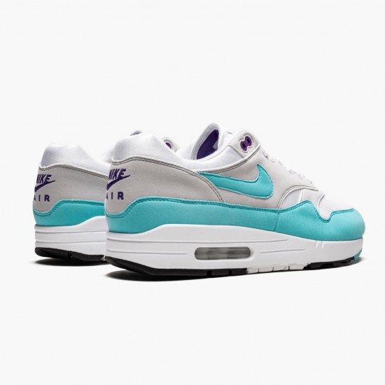 Nike Air Max 1 Anniversary Aqua 908375 105 Herren/Damen Turnschuhe