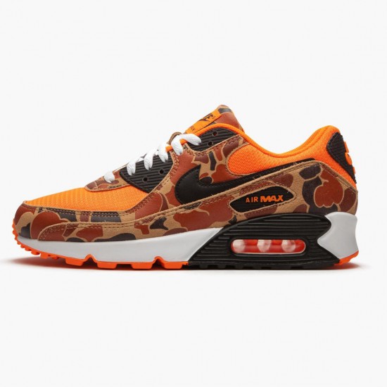 Nike Air Max 90 Duck Camo Orange CW4039 800 Herren/Damen Turnschuhe