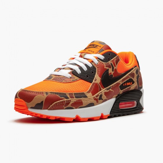 Nike Air Max 90 Duck Camo Orange CW4039 800 Herren/Damen Turnschuhe