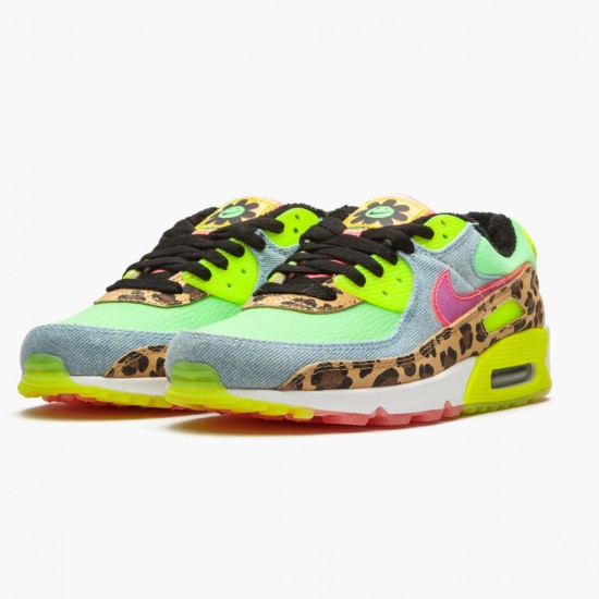 Nike Air Max 90 LX 90s Dancefloor Grün CW3499 300 Damen Turnschuhe