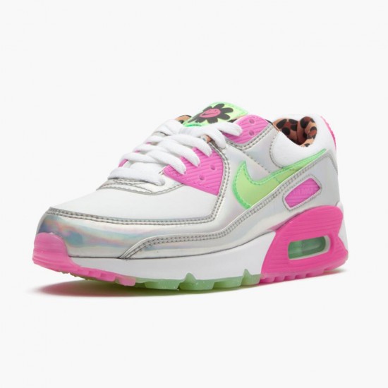 Nike Air Max 90 LX 90s Dancefloor Weiß CQ2559 100 Damen Turnschuhe