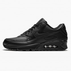 Nike Air Max 90 Leather Schwarz 302519 001 Herren/Damen Turnschuhe 