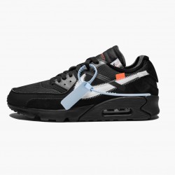 Nike Air Max 90 OFF WHITE Schwarz AA7293 001 Herren/Damen Turnschuhe 