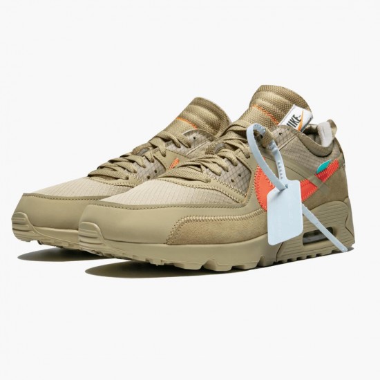 Nike Air Max 90 OFF WHITE Desert Ore AA7293 200 Herren/Damen Turnschuhe