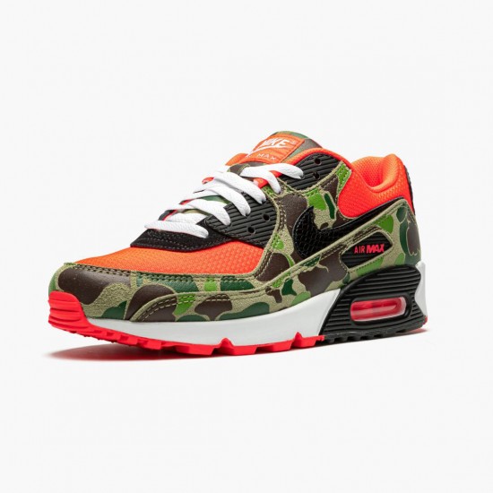 Nike Air Max 90 Reverse Duck Camo CW6024 600 Herren/Damen Turnschuhe