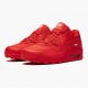 Nike Air Max 90 Triple Rot AJ1285 602 Herren/Damen Turnschuhe