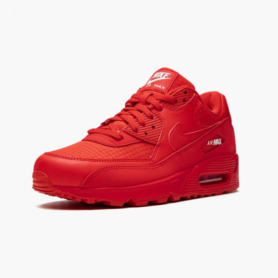 Nike Air Max 90 Triple Rot AJ1285 602 Herren/Damen Turnschuhe