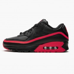 Nike Air Max 90 Undefeated Schwarz Solar Rot CJ7197 003 Herren/Damen Turnschuhe 