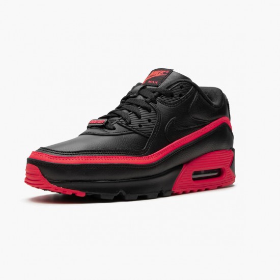 Nike Air Max 90 Undefeated Schwarz Solar Rot CJ7197 003 Herren/Damen Turnschuhe