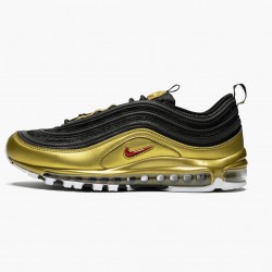 Nike Air Max 97 Schwarz Metallic Gold AT5458 002 Herren/Damen Turnschuhe 