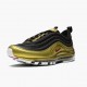 Nike Air Max 97 Schwarz Metallic Gold AT5458 002 Herren/Damen Turnschuhe