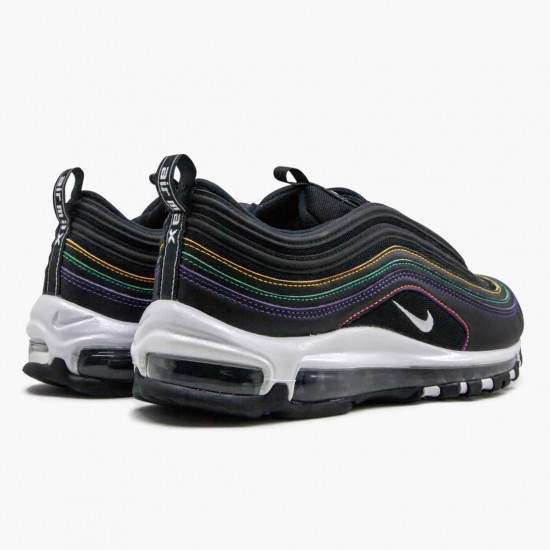 Nike Air Max 97 Schwarz Multi Stitch CK0738 001 Herren/Damen Turnschuhe