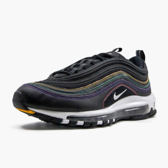 Nike Air Max 97 Schwarz Multi Stitch CK0738 001 Herren/Damen Turnschuhe