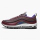 Nike Air Max 97 Cool Grau Night Maroon 921826 012 Herren/Damen Turnschuhe