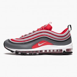 Nike Air Max 97 Dark Grau Gym Rot 921826 007 Herren/Damen Turnschuhe 