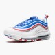 Nike Air Max 97 Game Royal Metallic Silber University Rot 921826 404 Herren/Damen Turnschuhe