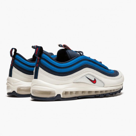 Nike Air Max 97 Pull Tab Obsidian Weiß AQ4126 400 Herren/Damen Turnschuhe