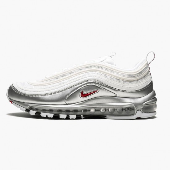 Nike Air Max 97 Silber Weiß AT5458 100 Herren/Damen Turnschuhe