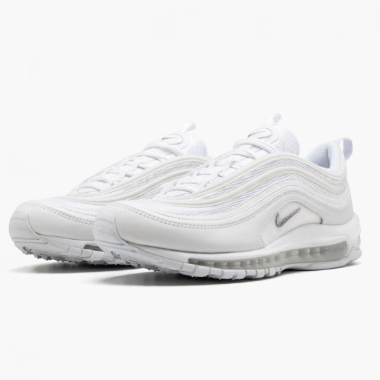 Nike Air Max 97 Triple Weiß Wolf Grau 921826 101 Herren/Damen Turnschuhe