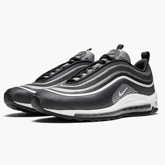 Nike Air Max 97 Ultra 17 Schwarz Pure Platin 918356 001 Herren/Damen Turnschuhe