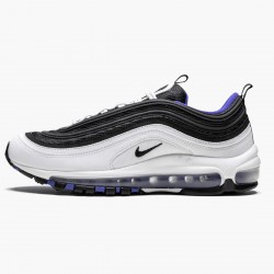 Nike Air Max 97 Weiß Schwarz Persian Violet 921522 102 Herren/Damen Turnschuhe 