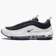 Nike Air Max 97 Weiß Schwarz Persian Violet 921522 102 Herren/Damen Turnschuhe