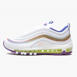 Nike Air Max 97 Weiß Iridescent Stripes CW2456 100 Damen Turnschuhe 